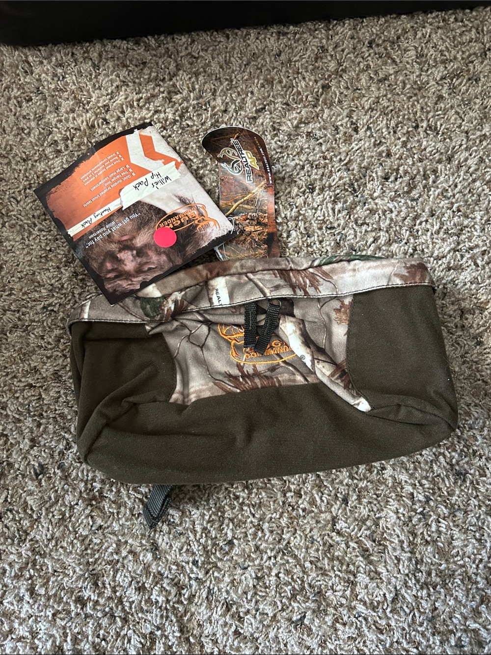 Realtree Camo Waist Pack - Olive & Brown